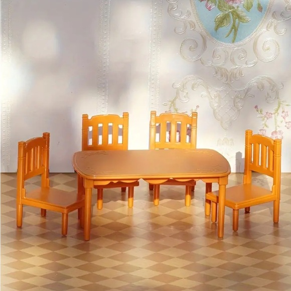 5 pc. Miniature Dining Furnishings - Picture 1 of 8
